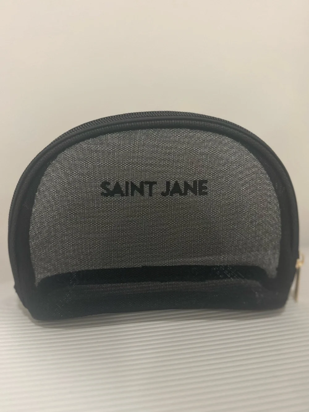 Saint Jane Black Mesh Beauty Bag: RMS Kushi DefenAge Skincare Bundle NEW